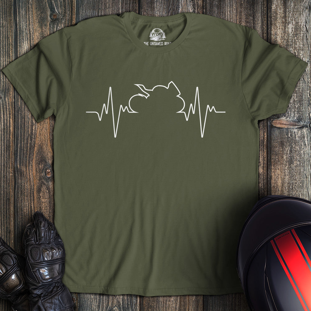 Sportbike Heartbeat T-Shirt