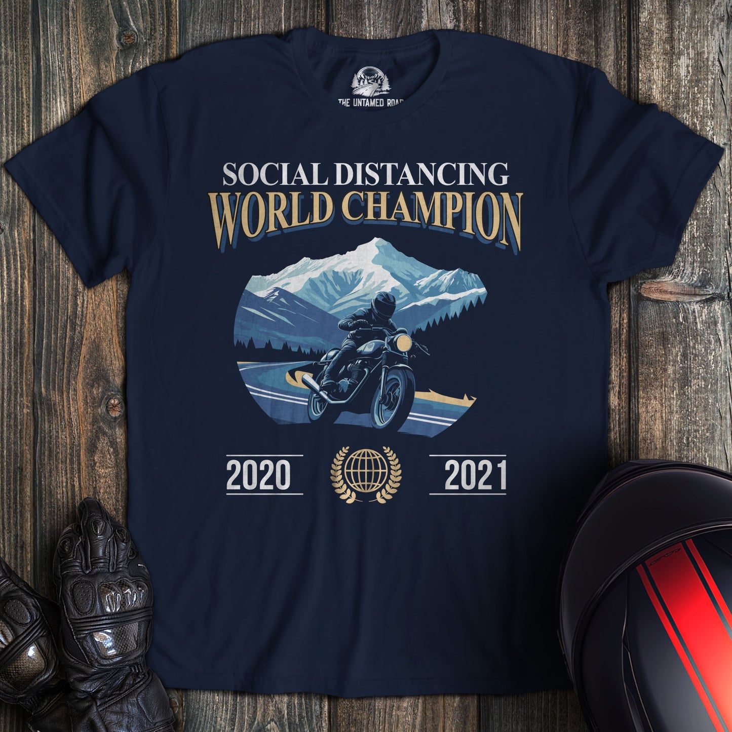 Social Distancing World Champ T-Shirt