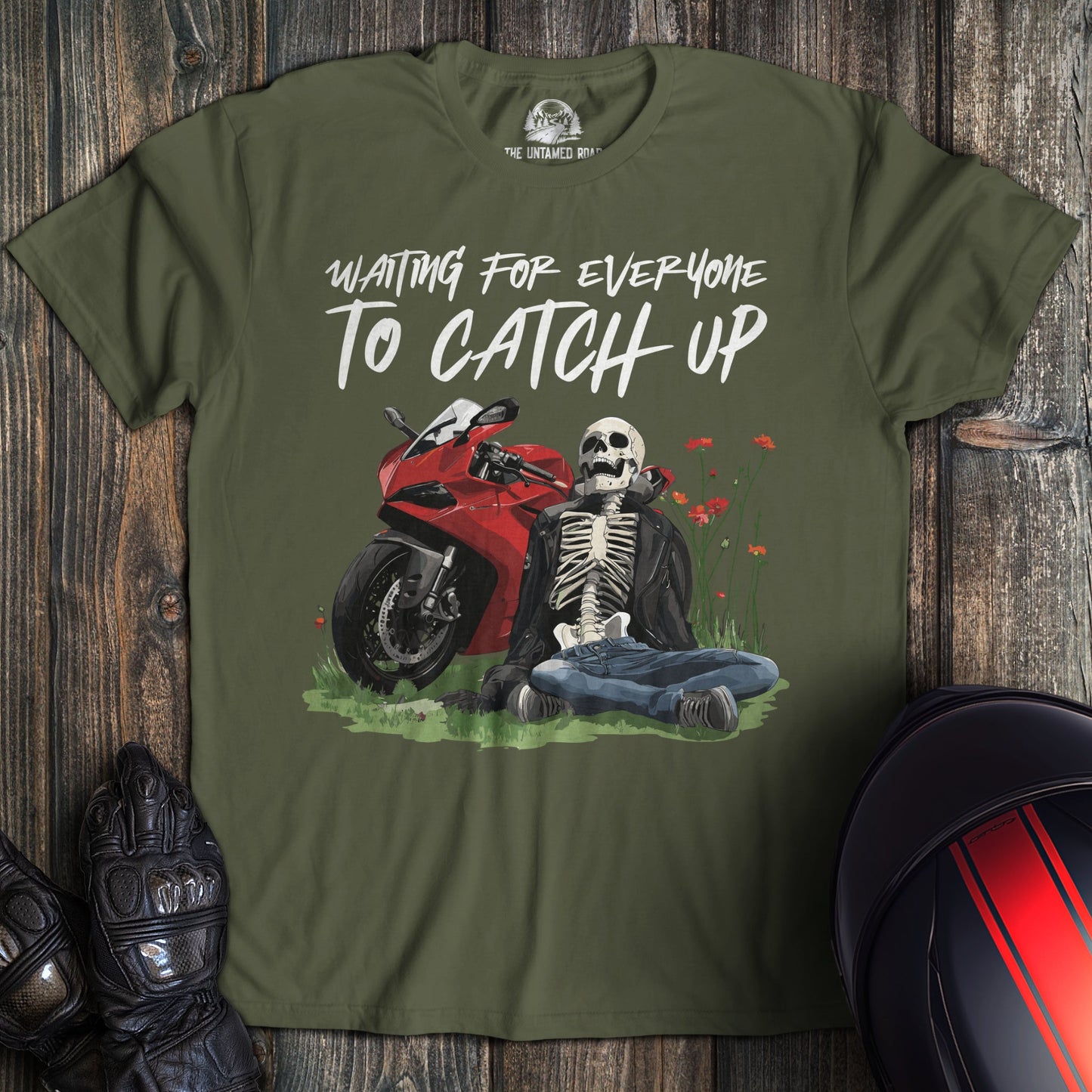 Waiting For Everyone (Sportbike) T-Shirt